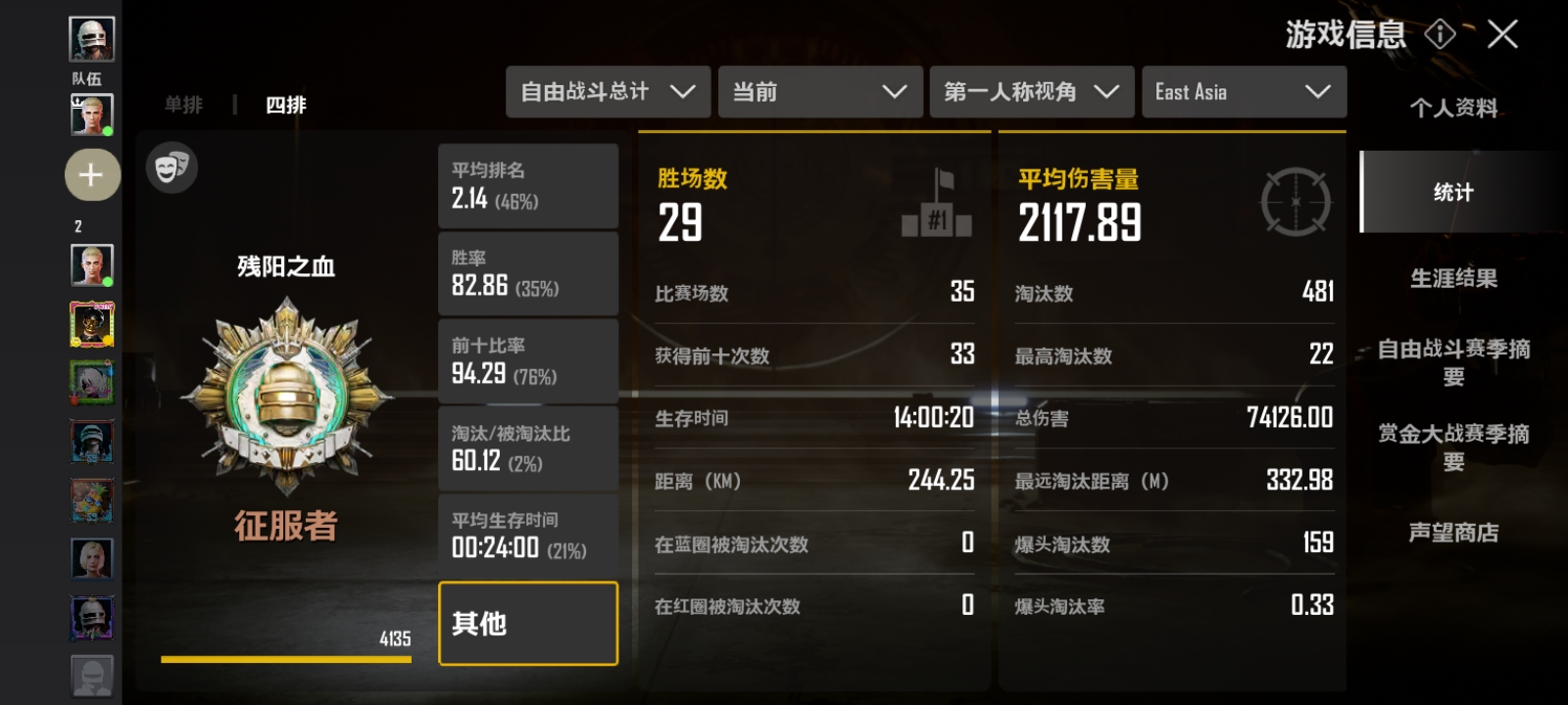 游戏玩家希望和反应